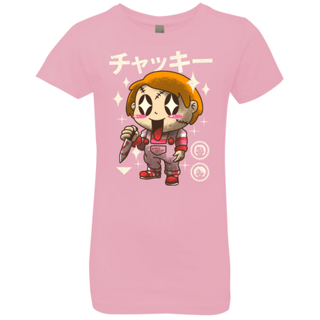 T-Shirts Light Pink / YXS Kawaii Doll Girls Premium T-Shirt