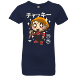 T-Shirts Midnight Navy / YXS Kawaii Doll Girls Premium T-Shirt