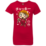 T-Shirts Red / YXS Kawaii Doll Girls Premium T-Shirt