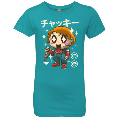 T-Shirts Tahiti Blue / YXS Kawaii Doll Girls Premium T-Shirt