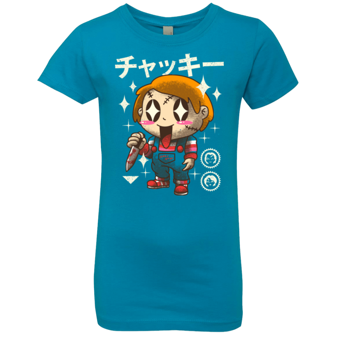 T-Shirts Turquoise / YXS Kawaii Doll Girls Premium T-Shirt