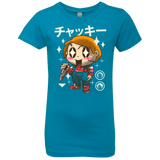 T-Shirts Turquoise / YXS Kawaii Doll Girls Premium T-Shirt
