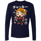 T-Shirts Midnight Navy / Small Kawaii Doll Men's Premium Long Sleeve