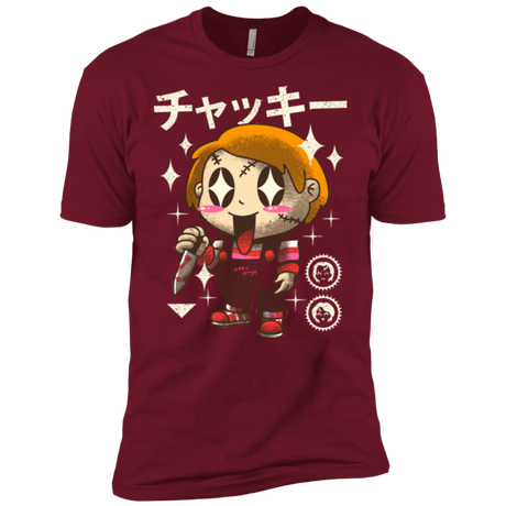 T-Shirts Cardinal / X-Small Kawaii Doll Men's Premium T-Shirt