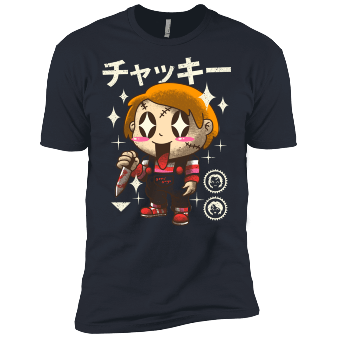 T-Shirts Indigo / X-Small Kawaii Doll Men's Premium T-Shirt