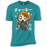 T-Shirts Tahiti Blue / X-Small Kawaii Doll Men's Premium T-Shirt