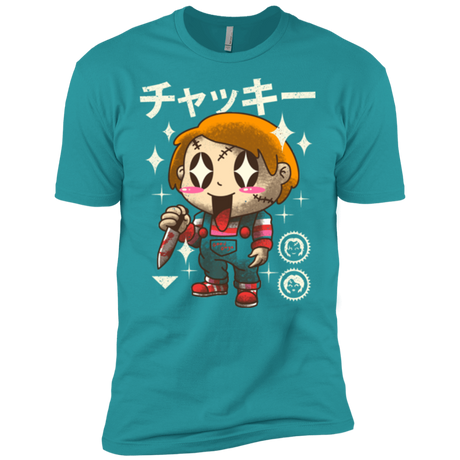 T-Shirts Tahiti Blue / X-Small Kawaii Doll Men's Premium T-Shirt