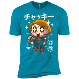 T-Shirts Turquoise / X-Small Kawaii Doll Men's Premium T-Shirt