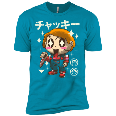 T-Shirts Turquoise / X-Small Kawaii Doll Men's Premium T-Shirt
