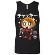 T-Shirts Black / Small Kawaii Doll Men's Premium Tank Top