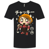 T-Shirts Black / X-Small Kawaii Doll Men's Premium V-Neck