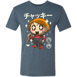 T-Shirts Indigo / Small Kawaii Doll Men's Triblend T-Shirt