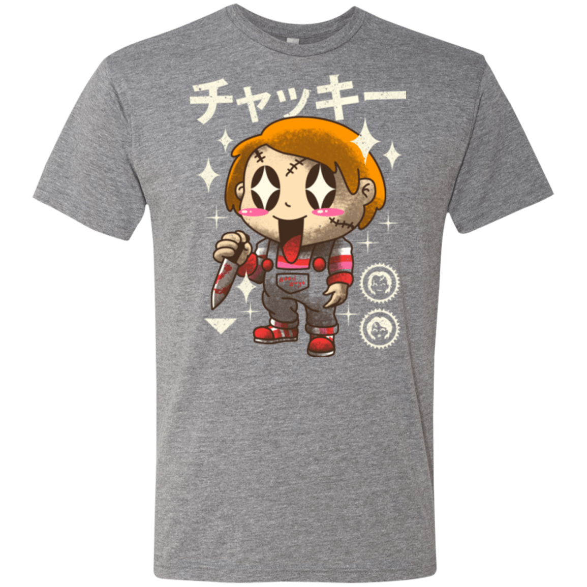 T-Shirts Premium Heather / Small Kawaii Doll Men's Triblend T-Shirt