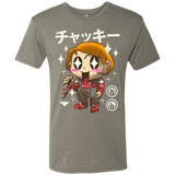 T-Shirts Venetian Grey / Small Kawaii Doll Men's Triblend T-Shirt