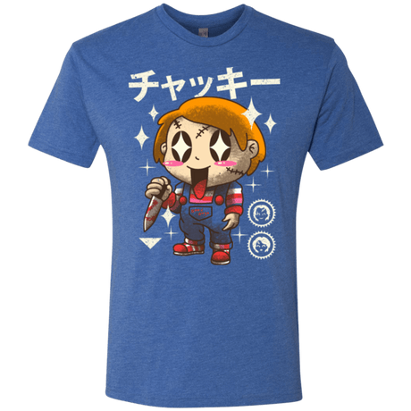 T-Shirts Vintage Royal / Small Kawaii Doll Men's Triblend T-Shirt