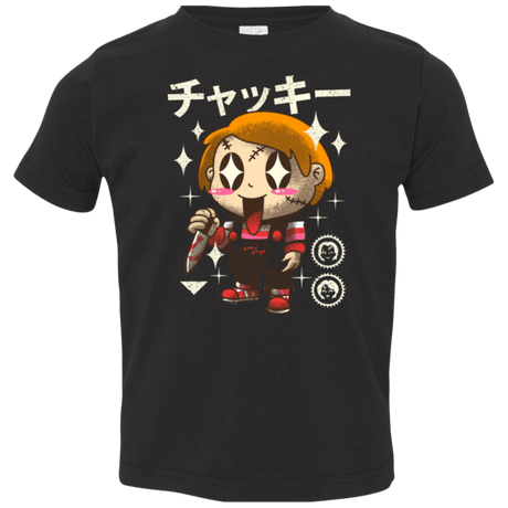 T-Shirts Black / 2T Kawaii Doll Toddler Premium T-Shirt