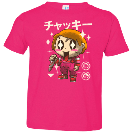 T-Shirts Hot Pink / 2T Kawaii Doll Toddler Premium T-Shirt