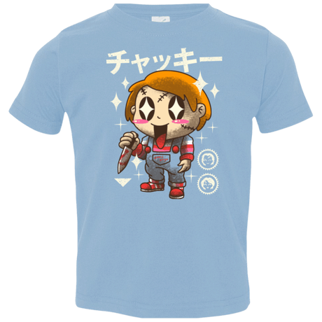 T-Shirts Light Blue / 2T Kawaii Doll Toddler Premium T-Shirt