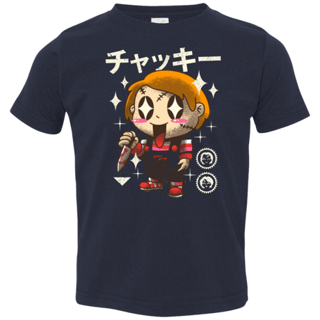 T-Shirts Navy / 2T Kawaii Doll Toddler Premium T-Shirt