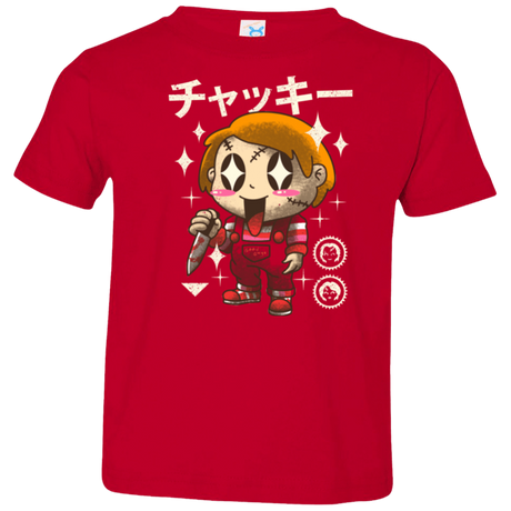 T-Shirts Red / 2T Kawaii Doll Toddler Premium T-Shirt