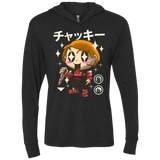 T-Shirts Vintage Black / X-Small Kawaii Doll Triblend Long Sleeve Hoodie Tee