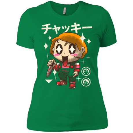 T-Shirts Kelly Green / X-Small Kawaii Doll Women's Premium T-Shirt