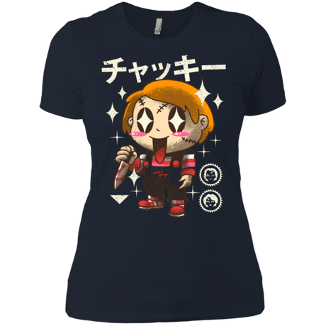 T-Shirts Midnight Navy / X-Small Kawaii Doll Women's Premium T-Shirt