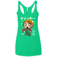 T-Shirts Envy / X-Small Kawaii Doll Women's Triblend Racerback Tank