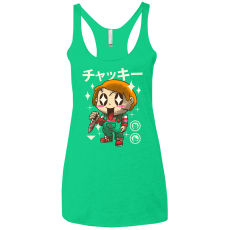 T-Shirts Envy / X-Small Kawaii Doll Women's Triblend Racerback Tank