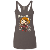 T-Shirts Macchiato / X-Small Kawaii Doll Women's Triblend Racerback Tank