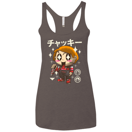 T-Shirts Macchiato / X-Small Kawaii Doll Women's Triblend Racerback Tank