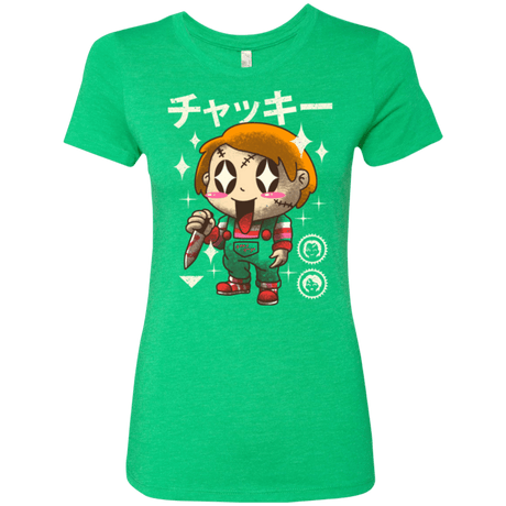 T-Shirts Envy / Small Kawaii Doll Women's Triblend T-Shirt