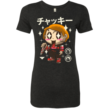 T-Shirts Vintage Black / Small Kawaii Doll Women's Triblend T-Shirt