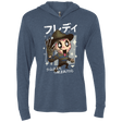 T-Shirts Indigo / X-Small Kawaii Dreams Triblend Long Sleeve Hoodie Tee