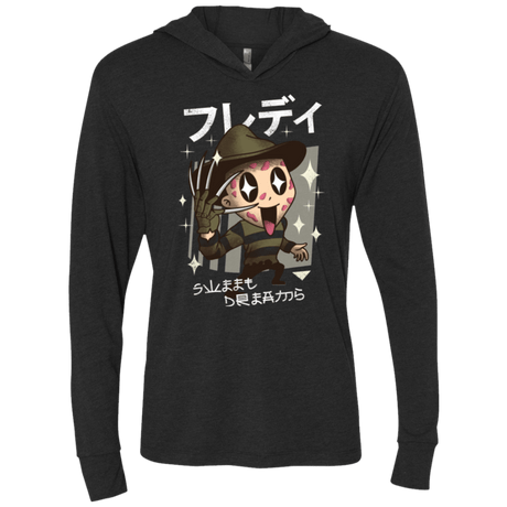 T-Shirts Vintage Black / X-Small Kawaii Dreams Triblend Long Sleeve Hoodie Tee