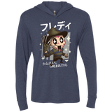 T-Shirts Vintage Navy / X-Small Kawaii Dreams Triblend Long Sleeve Hoodie Tee