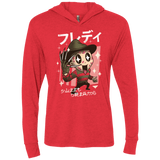T-Shirts Vintage Red / X-Small Kawaii Dreams Triblend Long Sleeve Hoodie Tee