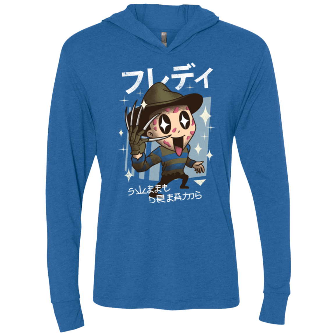 T-Shirts Vintage Royal / X-Small Kawaii Dreams Triblend Long Sleeve Hoodie Tee