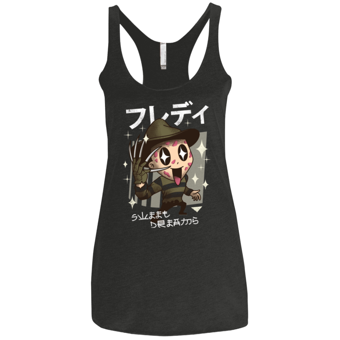 T-Shirts Vintage Black / X-Small Kawaii Dreams Women's Triblend Racerback Tank