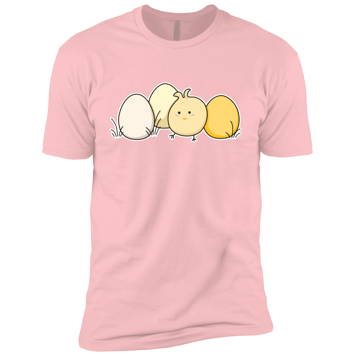 T-Shirts Light Pink / YXS Kawaii Easter Chick and Eggs Boys Premium T-Shirt