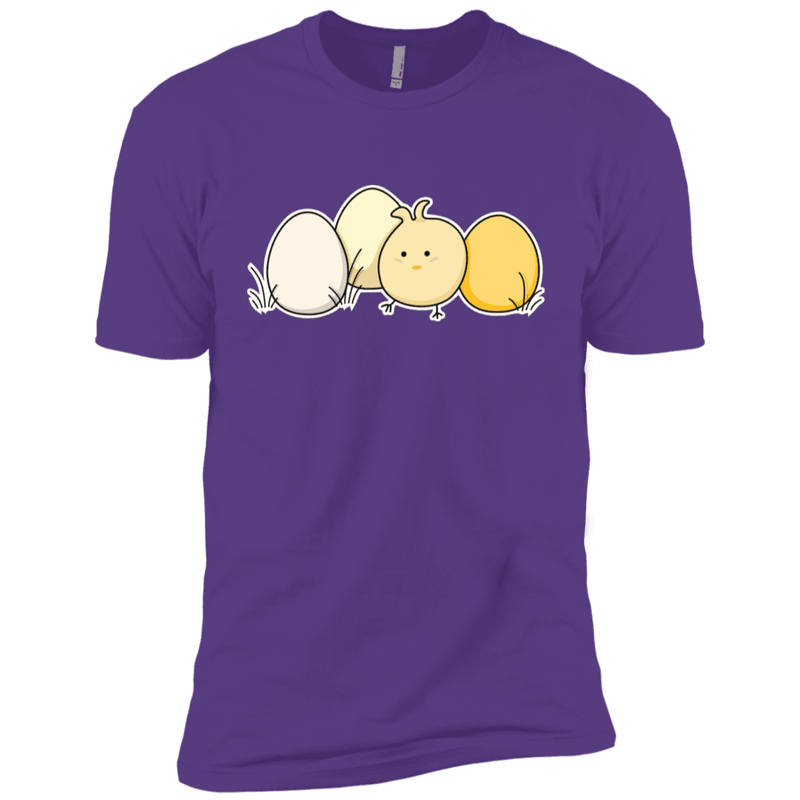 T-Shirts Purple Rush / YXS Kawaii Easter Chick and Eggs Boys Premium T-Shirt