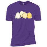 T-Shirts Purple Rush / YXS Kawaii Easter Chick and Eggs Boys Premium T-Shirt