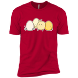 T-Shirts Red / YXS Kawaii Easter Chick and Eggs Boys Premium T-Shirt