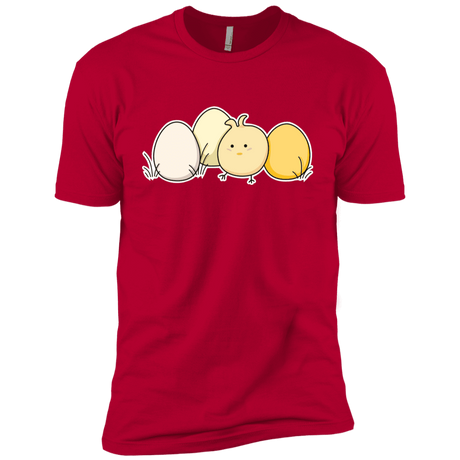 T-Shirts Red / YXS Kawaii Easter Chick and Eggs Boys Premium T-Shirt