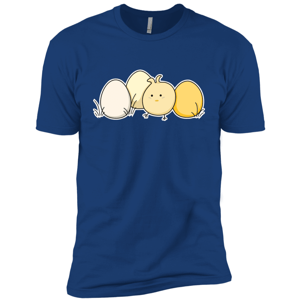 T-Shirts Royal / YXS Kawaii Easter Chick and Eggs Boys Premium T-Shirt