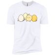 T-Shirts White / YXS Kawaii Easter Chick and Eggs Boys Premium T-Shirt