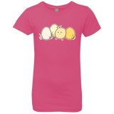 T-Shirts Hot Pink / YXS Kawaii Easter Chick and Eggs Girls Premium T-Shirt