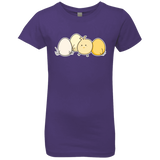 T-Shirts Purple Rush / YXS Kawaii Easter Chick and Eggs Girls Premium T-Shirt