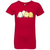 T-Shirts Red / YXS Kawaii Easter Chick and Eggs Girls Premium T-Shirt