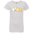 T-Shirts White / YXS Kawaii Easter Chick and Eggs Girls Premium T-Shirt